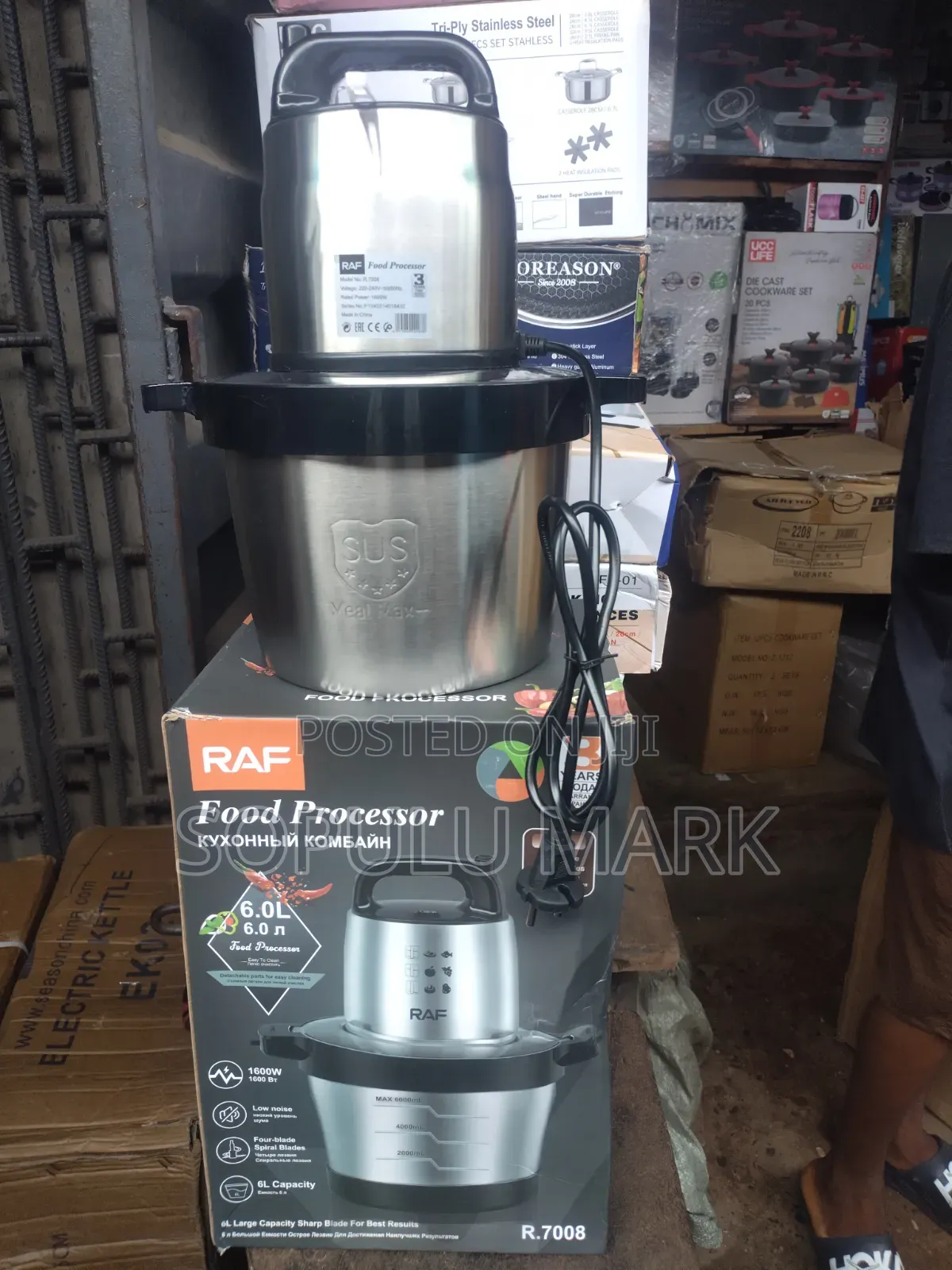 Yam Pounder/Food Processor