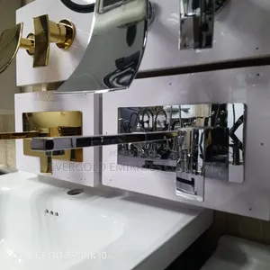 Chrome Luxury Conduit Basin Mixer Tap
