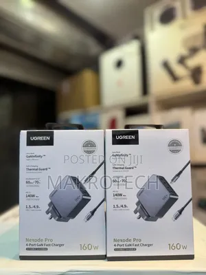 UGREEN Nexode Pro 160W GaN USB C Laptop Charger, 4-Port PD 3.1 PPS