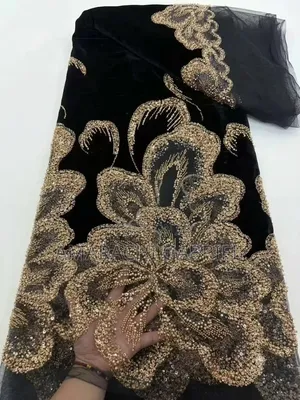 Beaded Lace Fabrics