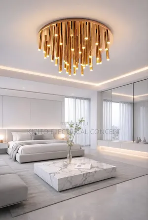 Home Decor Chandelier Flosh Lamp