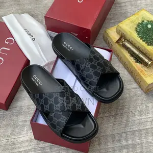 Gucci Luxury Leather Slippers