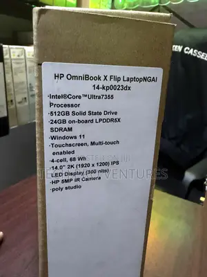 New Laptop HP OmniBook X Flip 14" 24GB Intel Core Ultra 7 SSD 512GB
