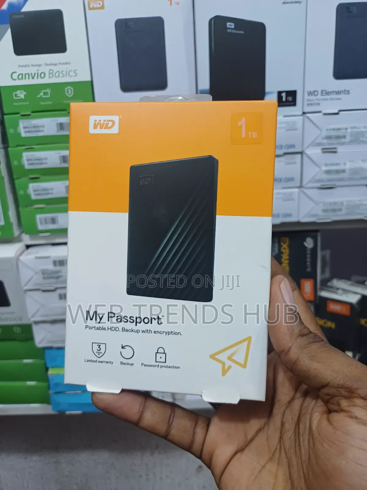 Western Digital (WD) My Passport 1TB External Hard Drive