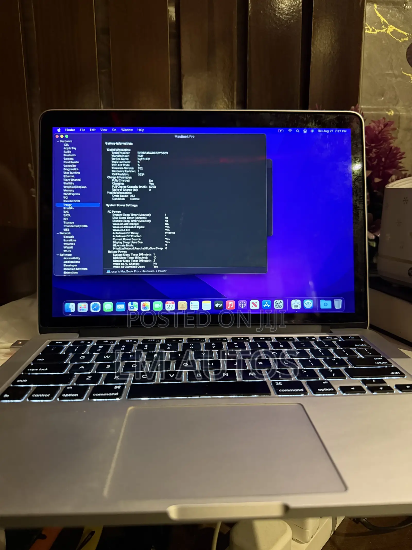 Laptop Apple MacBook Pro 2015 8GB Intel Core i5 SSD 128GB