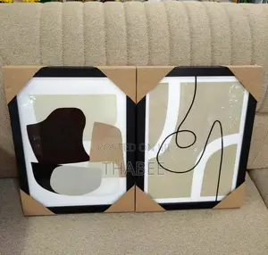 Modern Minimalist Abstract Wall Art Set - Neutr