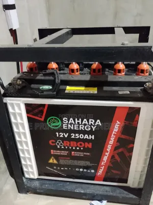 12v 250ah Sahara Tall Long Tubular Battery