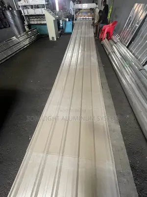 0.54 Longspen Beige Aluminum Roofing