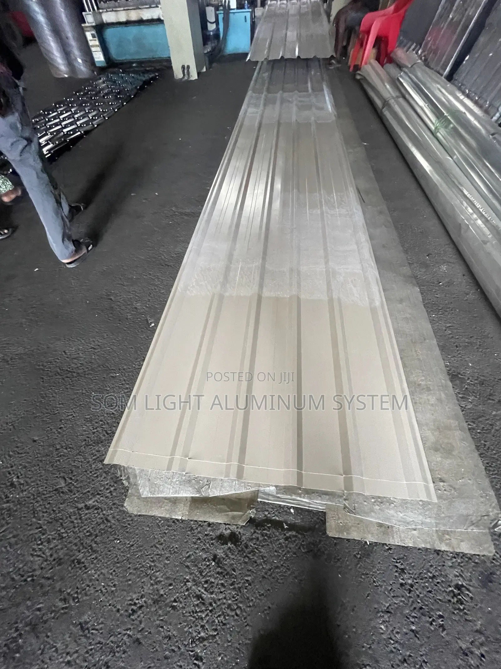 0.58 Beige Color Aluminum Roofing Sheet