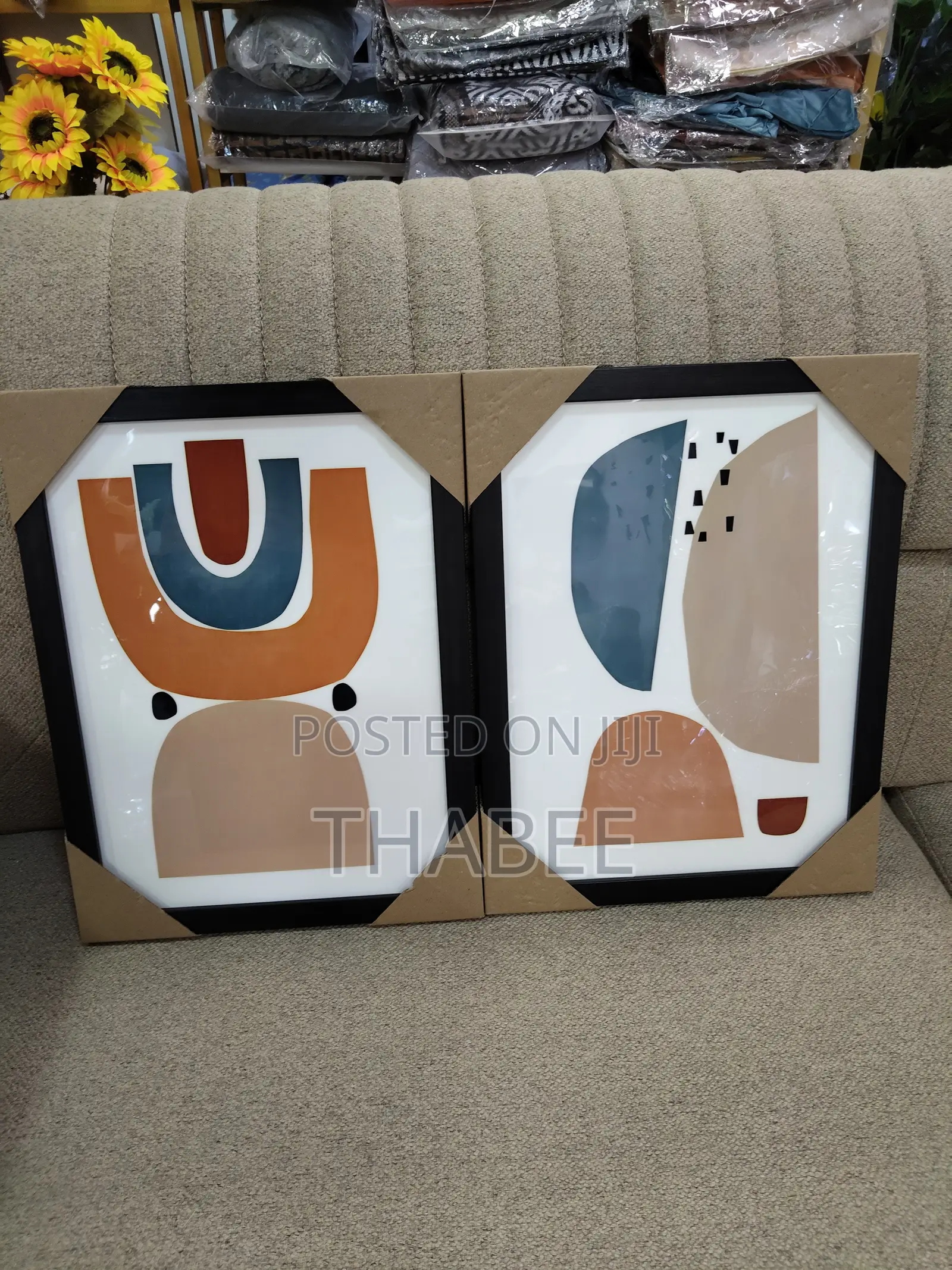 “Modern Neutral Abstract Wall Art – 2-Piece Set”