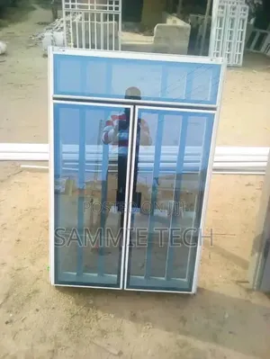 Framless Window With Inner Burglaries and Net