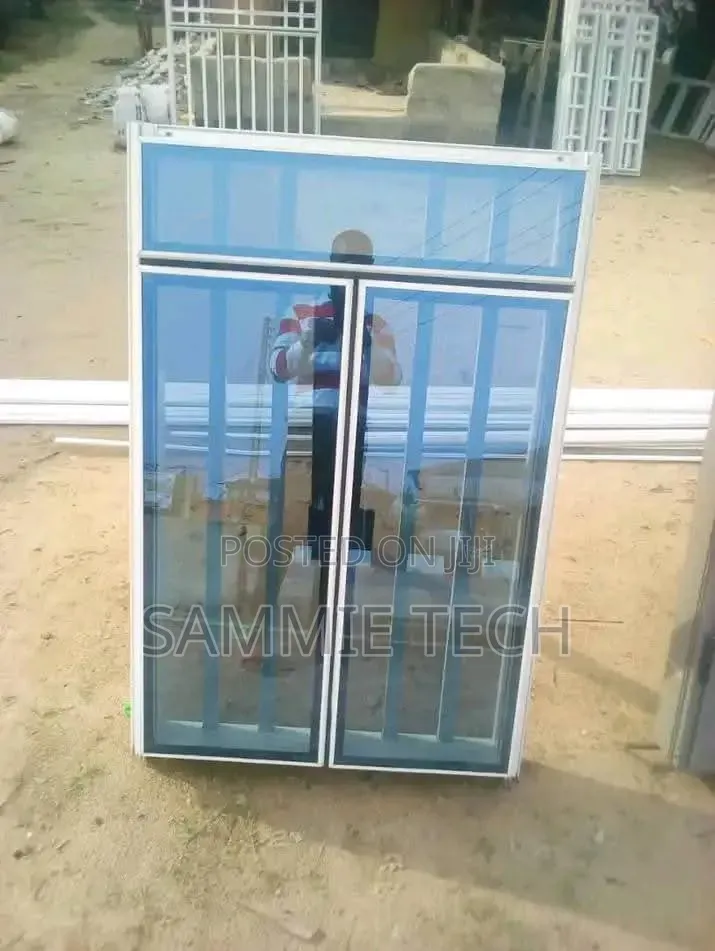 Framless Window With Inner Burglaries and Net