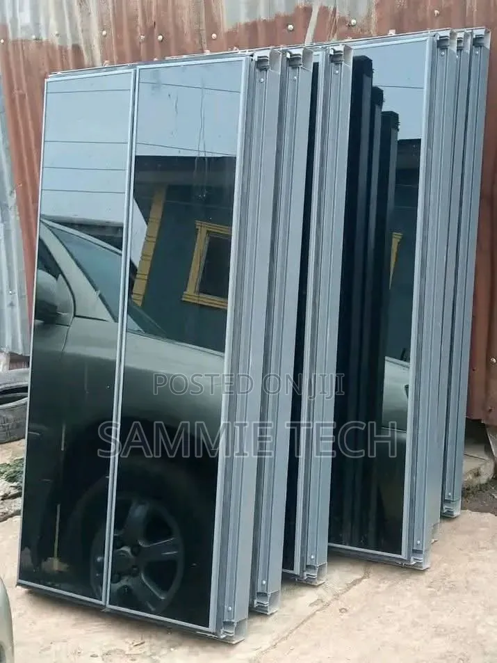 Framless Window With Inner Burglaries and Net