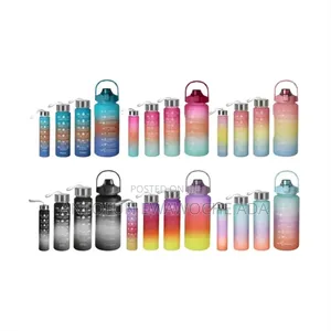 4-in-1 Strong Motivational Children’s Water Bottle