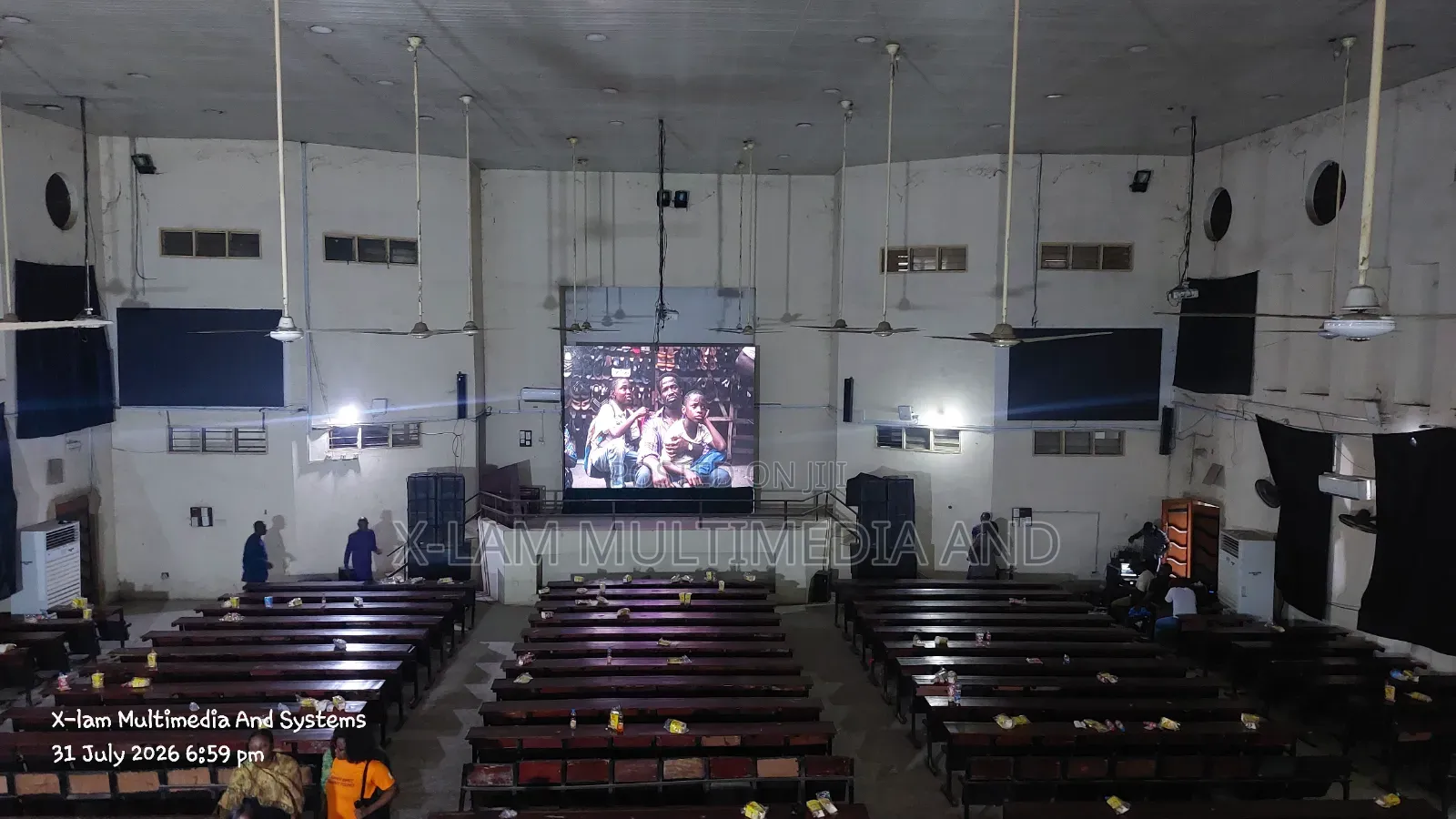 Church LED Screen Installation Lagos | LED Display Installer