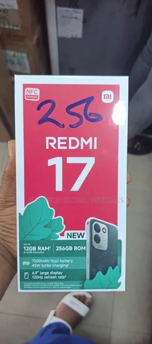 New Xiaomi Redmi 17 256 GB Black