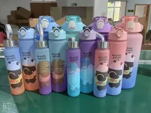 3-in-1 Strong Motivational Children’s Character Water Bottle