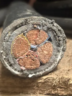 4core X 185mm Power Armoured Cable