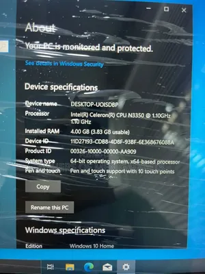 Laptop Asus 1015E 4GB Intel Celeron SSD 128GB