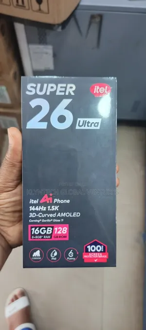 New Itel S26 Ultra 128 GB Black