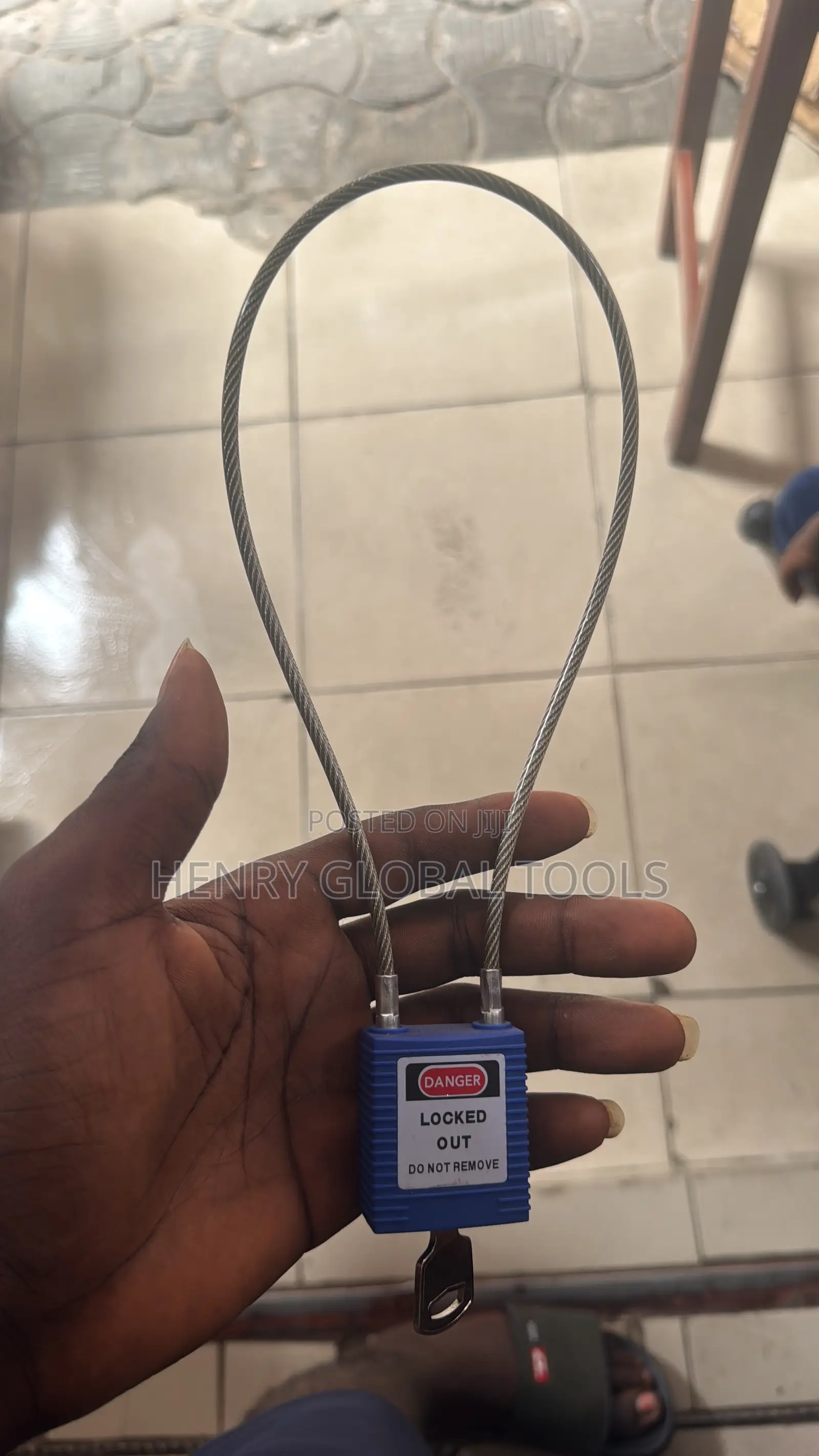 LOTO Safety Lockout Padlock With Cable