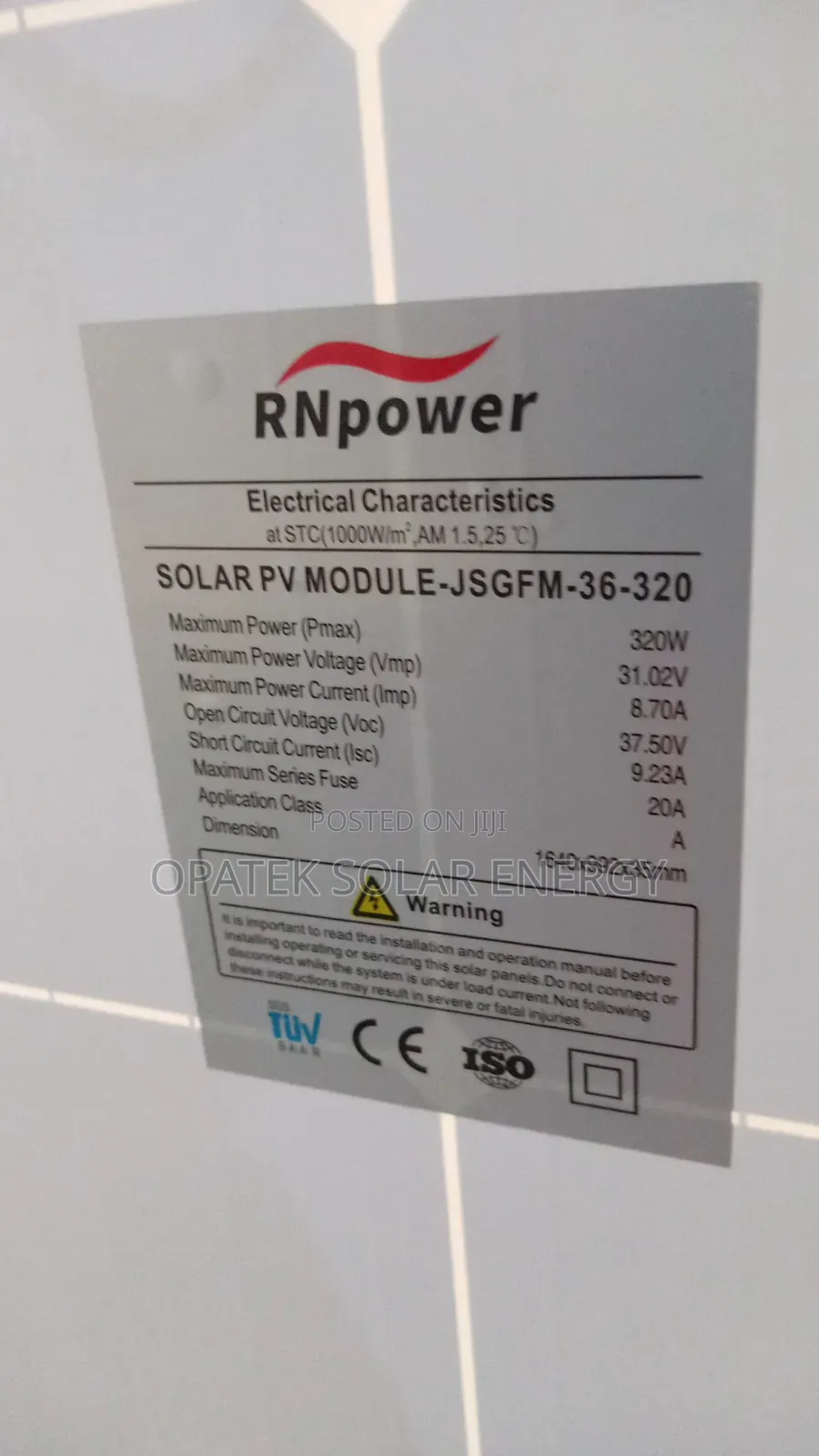 Empower Solar Panel 320w Available