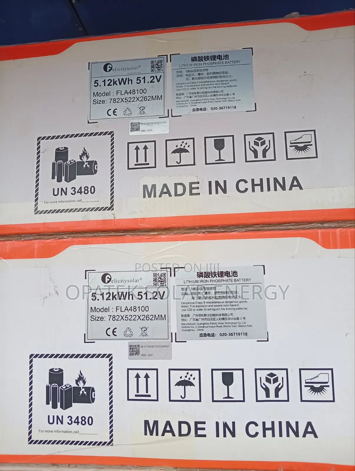 Felicity Lithium Battery 5kwh 48v Available