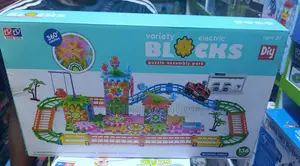 136-Piece Electric Rotating Gear Building Block Set