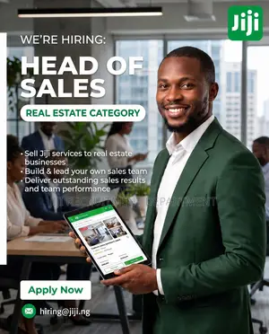 Head of Sales (Real Estate Category)– Jiji.ng