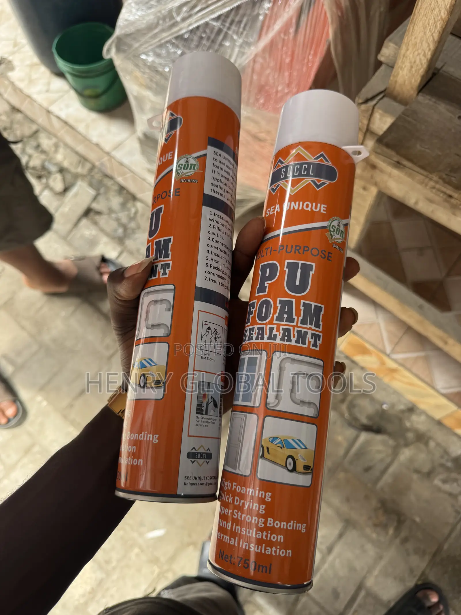 SUCCL Multi-Purpose PU Foam Sealant – 750ml