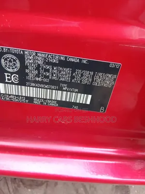 Toyota RAV4 2012 Red