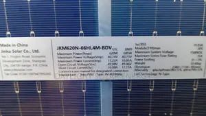 620w Jinko Solar Panels