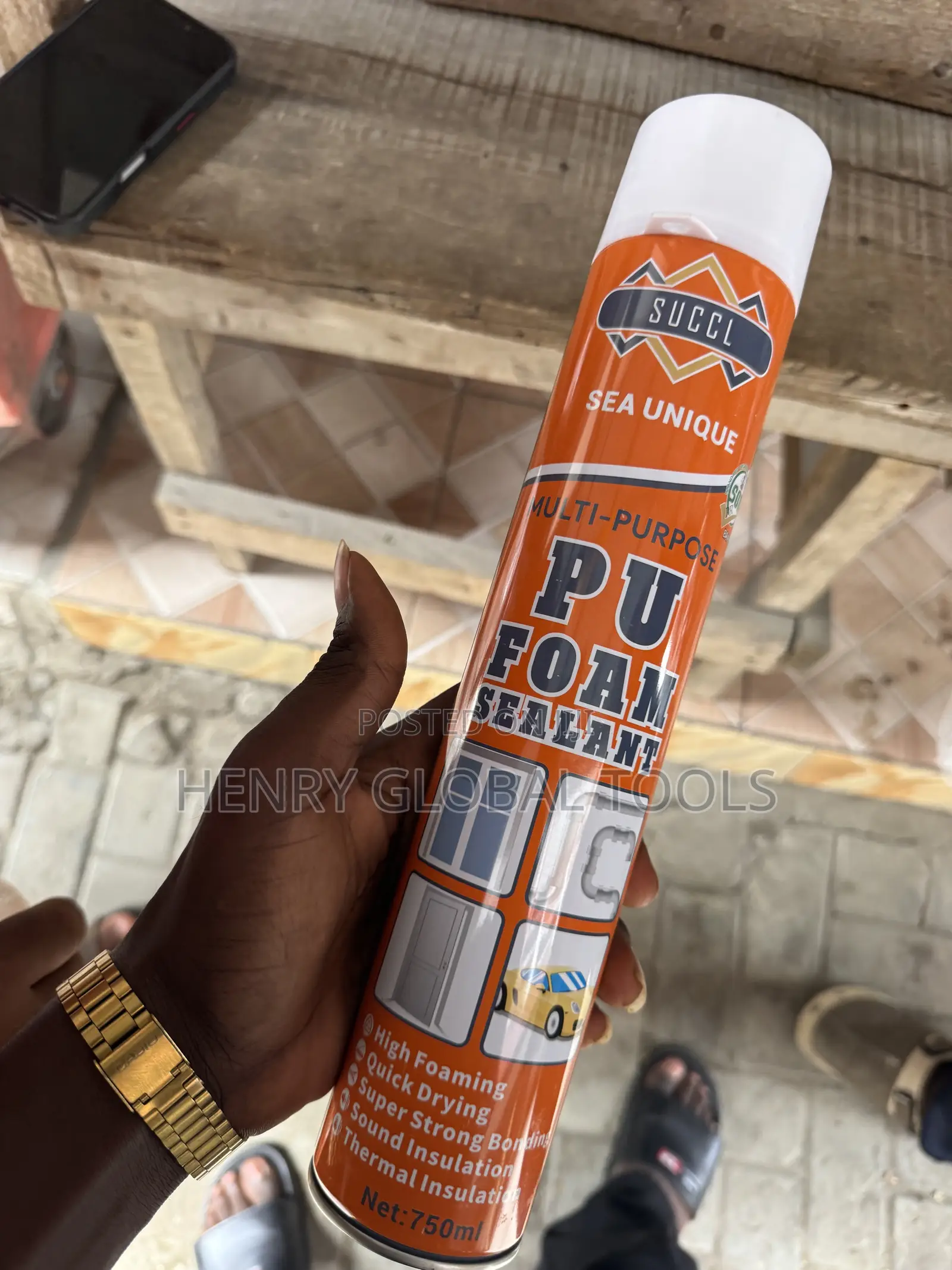 SUCCL Multi-Purpose PU Foam Sealant – 750ml