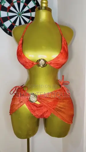 Bikini and Mesh Skirt 3-Piece Set
