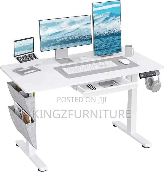 1.2 M Adjustable Computer Desk With Drawer