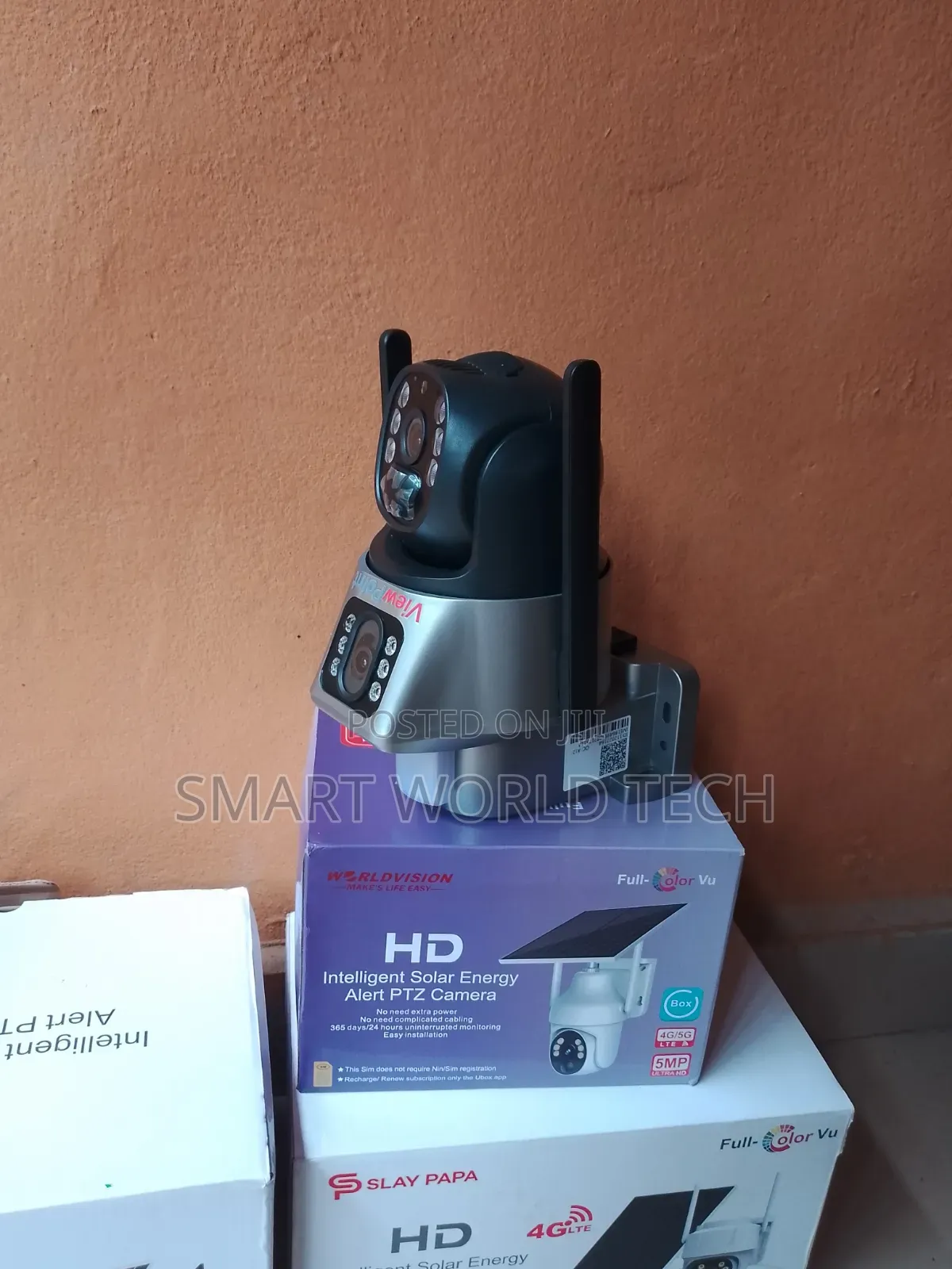 Dual Lens PTZ Solar CCTV Camera 4g