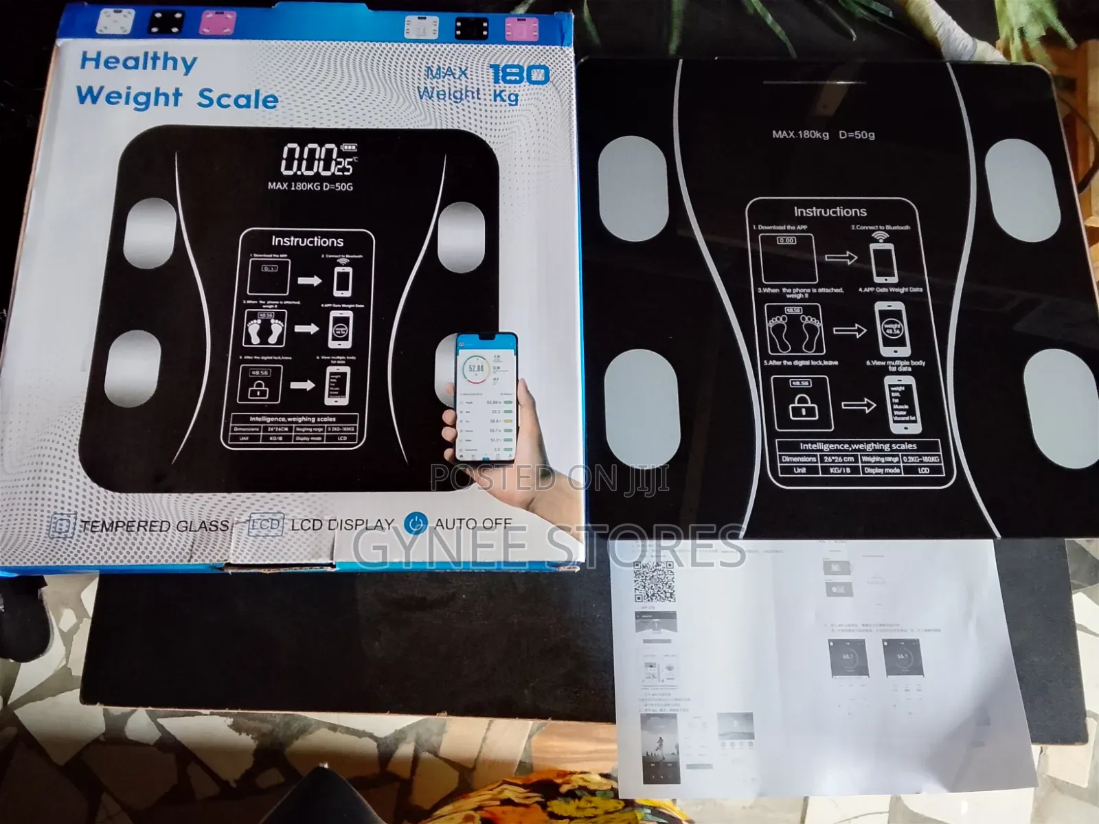 Rechargeable Bluetooth Digital Body Scale