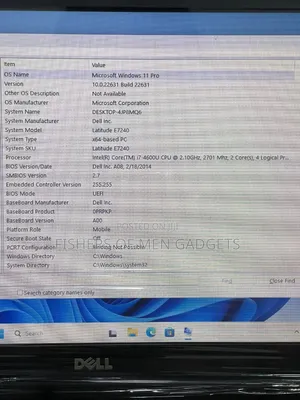 Laptop Dell Latitude E7240 8GB Intel Core i7 SSD 128GB