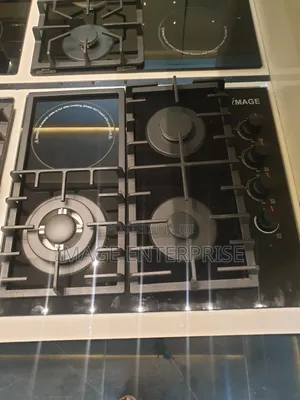 IMAGE Glass 60cm 3gas and 1 Electric Hob