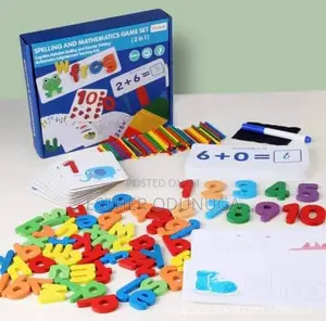 2-in-1 Spelling and Mathematics Game Set