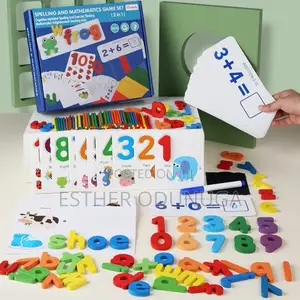 2-in-1 Spelling and Mathematics Game Set