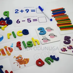 2-in-1 Spelling and Mathematics Game Set
