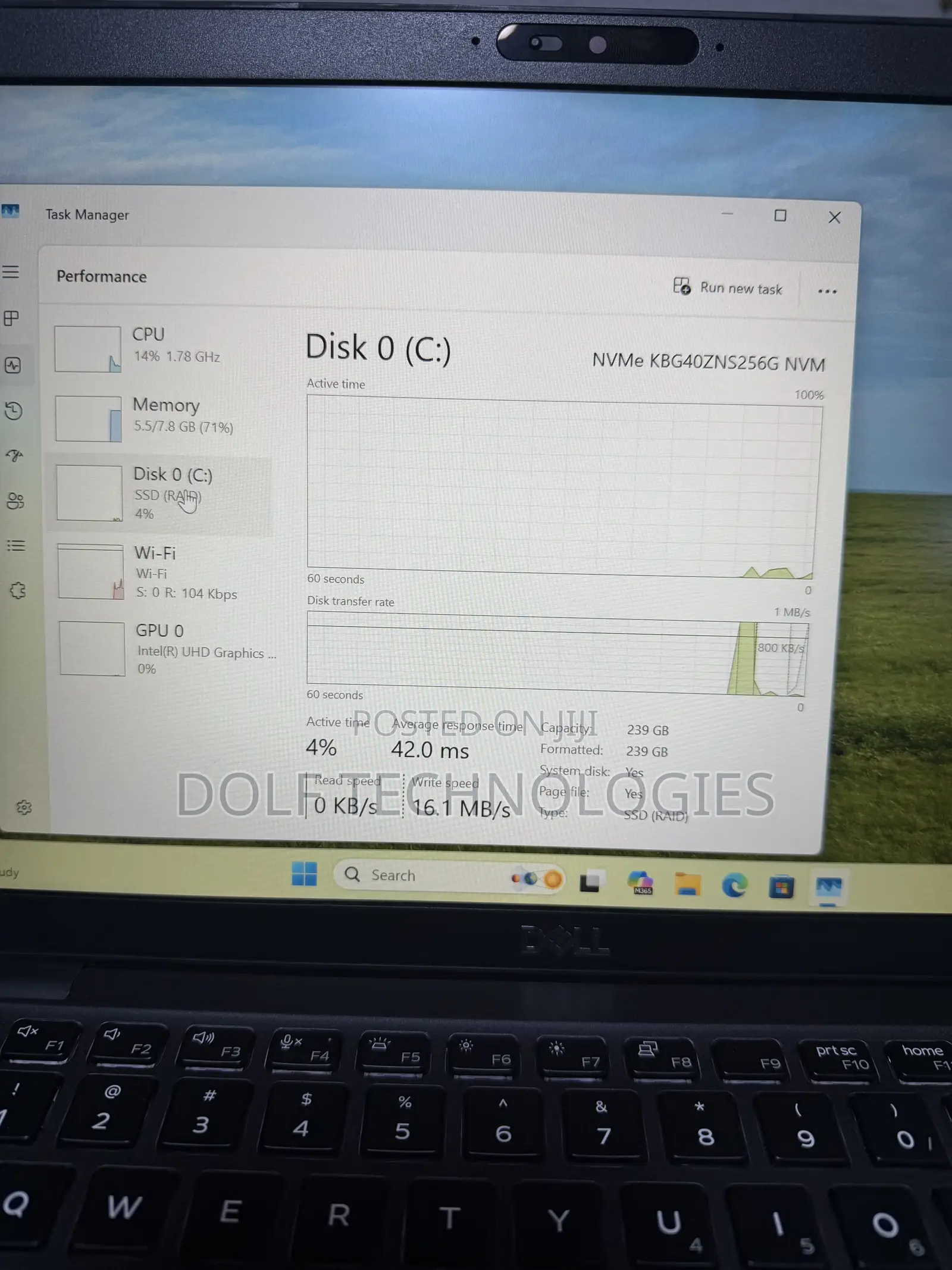 Laptop Dell Latitude 5400 8GB Intel Core i7 SSD 256GB