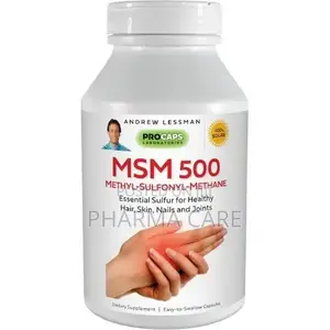 MSM 500 Methyl-Sulfonyl-Methane 60 Capsules