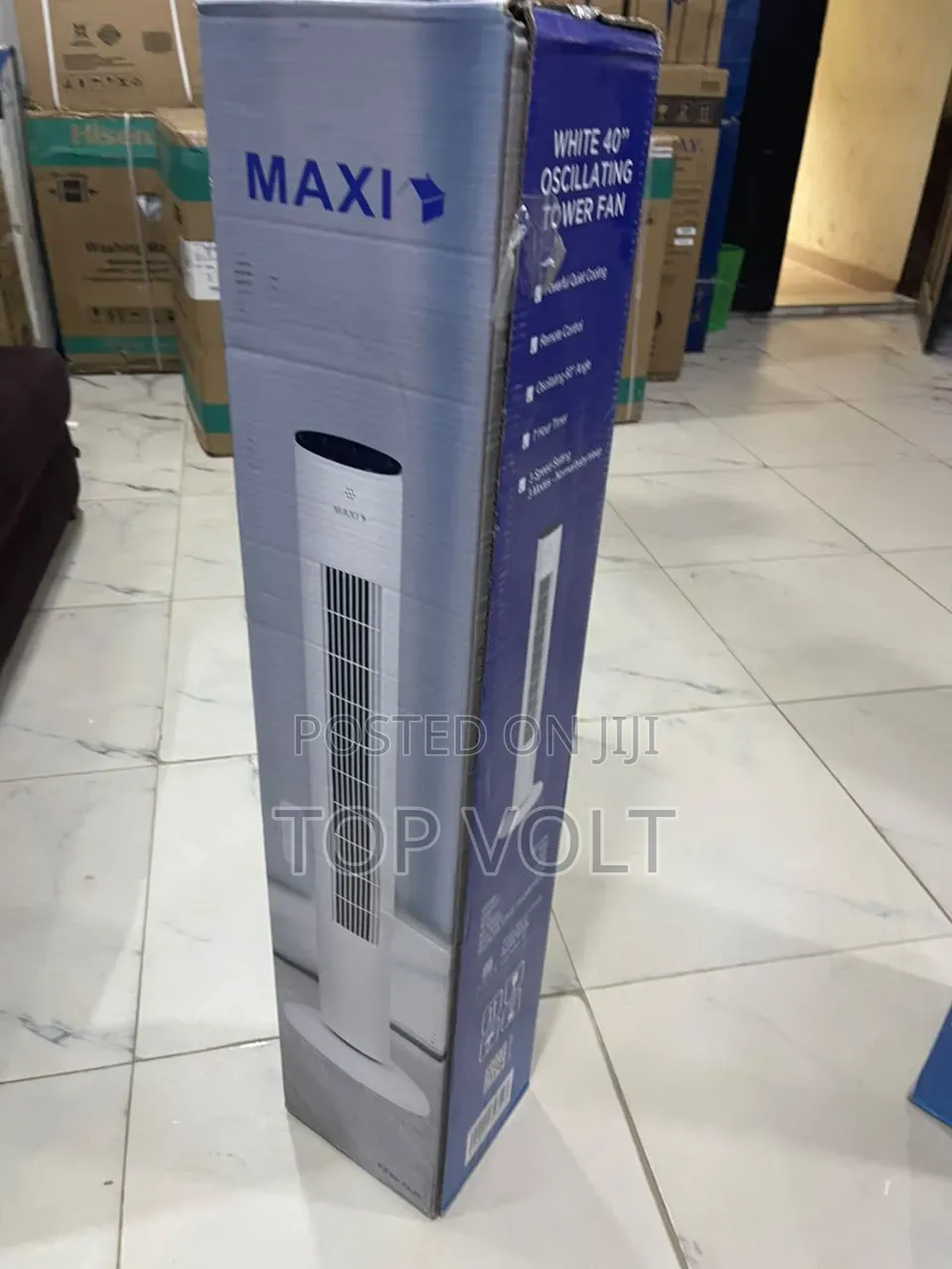 Maxi 40 Inch Tower Fan – Modern Design