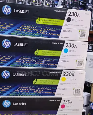 HP Original Toner Cartridge (230a) Cyan, Magenta, Yellow.