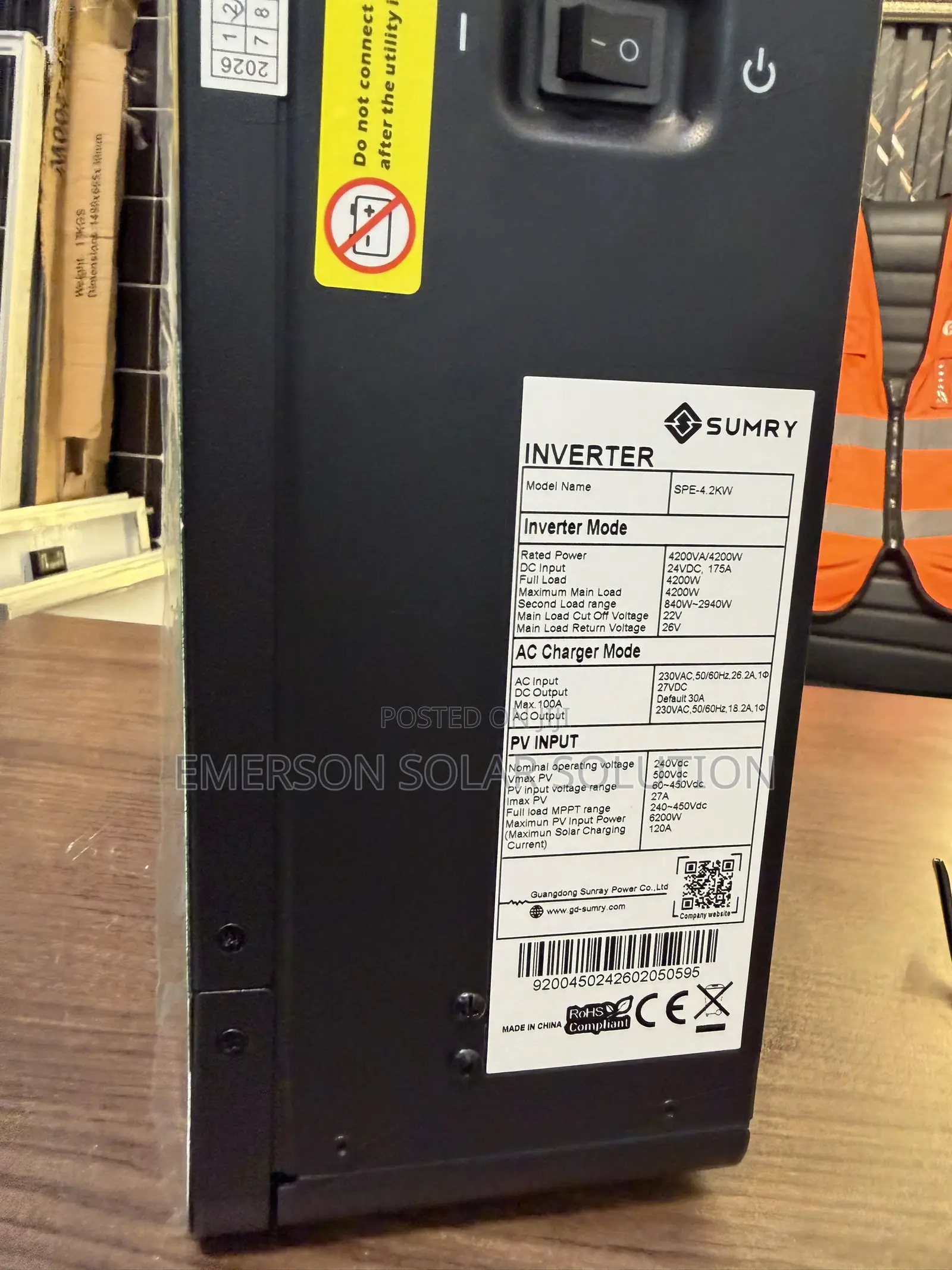 Sumry 4.2kVA 24V Power Inverter