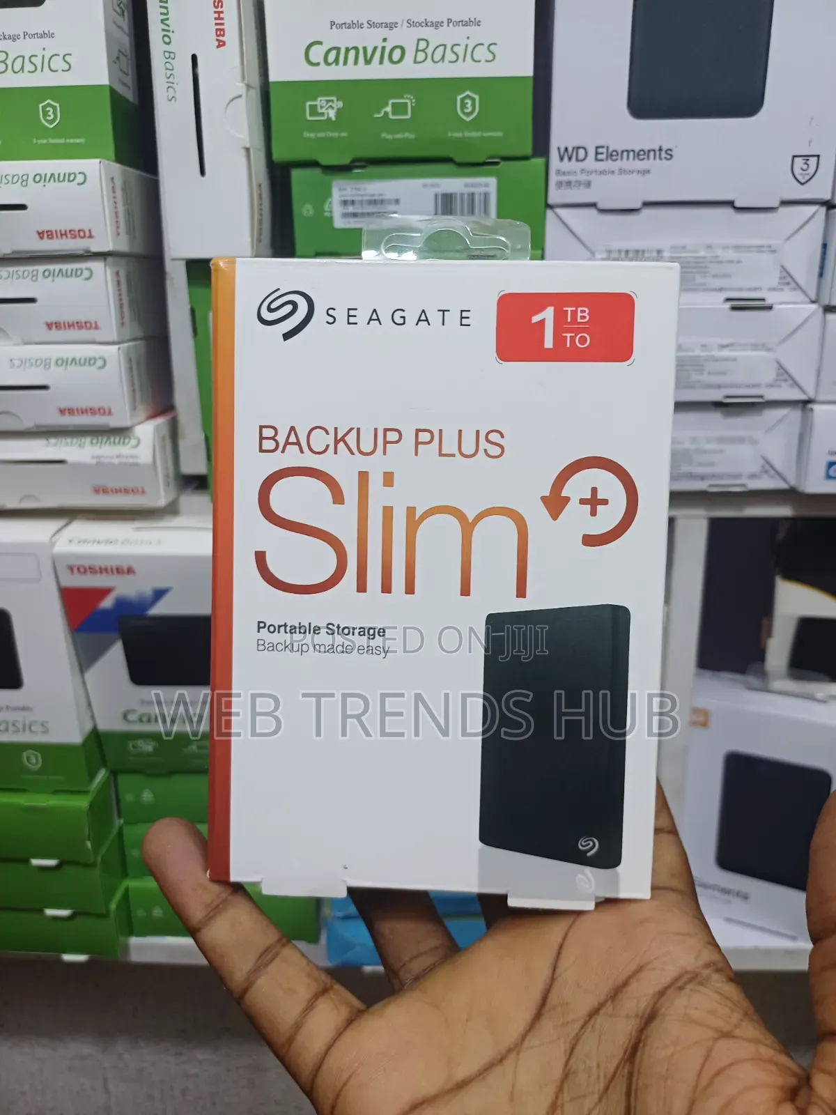 Seagate Backup Plus Slim 1TB External Hard Drive