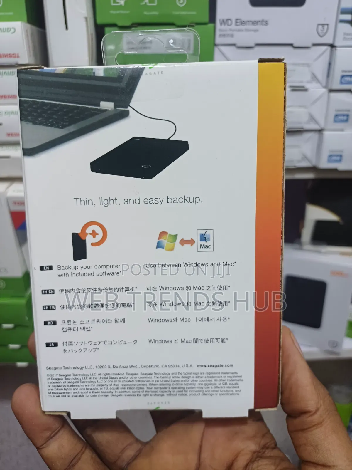 Seagate Backup Plus Slim 1TB External Hard Drive