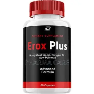 Erox Plus Capsules Horny Goat Weed + Tongkat Alii + Saw Palmetto